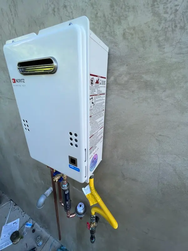 Tankless water heater installation for Woodbury homes