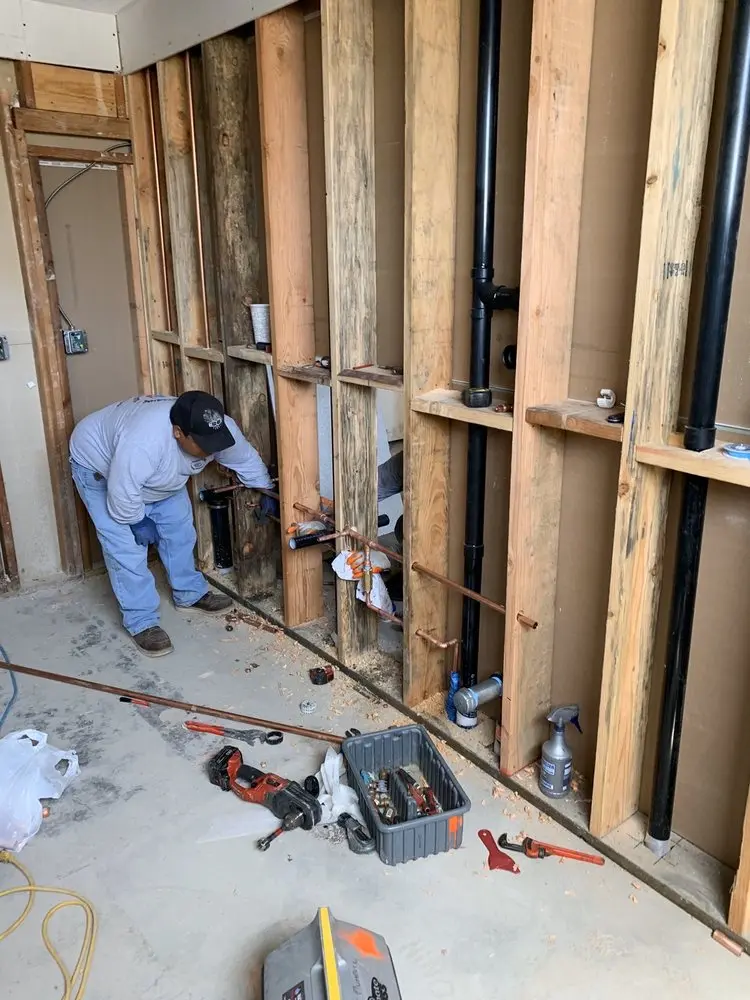 Commercial rough-in plumbing for Commercial Plumbing in Woodbury